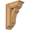 Ekena Millwork Westlake Traditional Rough Sawn Bracket w/ Offset Brace, Western Red Cedar, 8"W x 18"D x 26"H BKT0806X18X26WTL01RWR - alternate 1